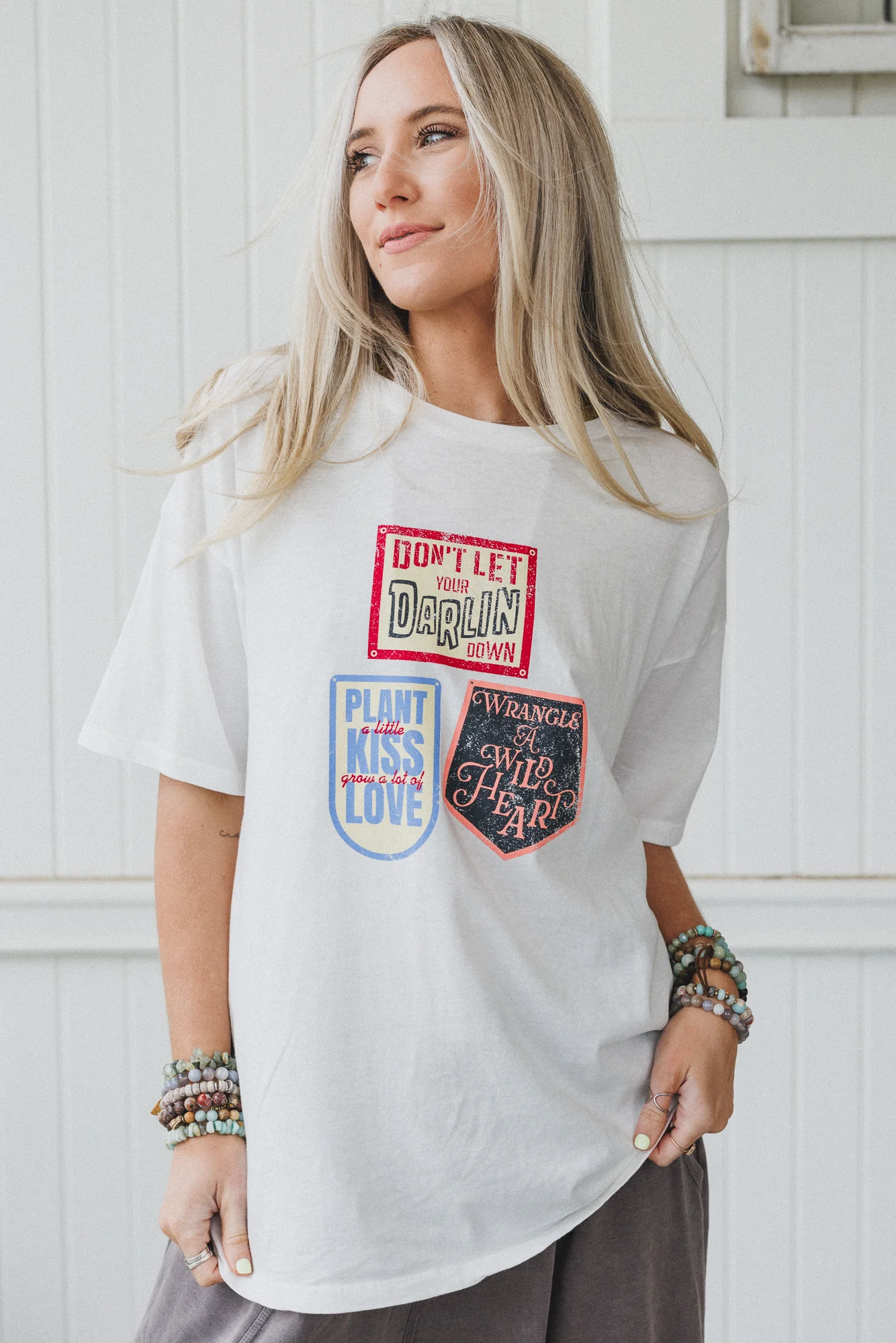 Western Wisdom Graphic Tee - Ivory - Image 2