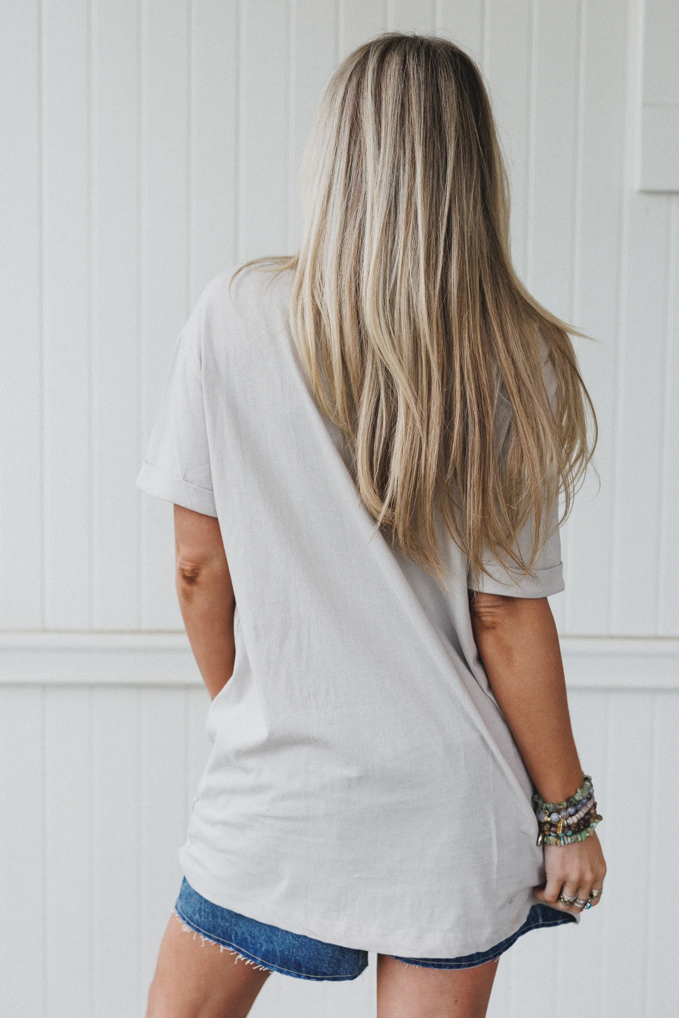 Wild West Love Graphic Tee - Gray - Image 5