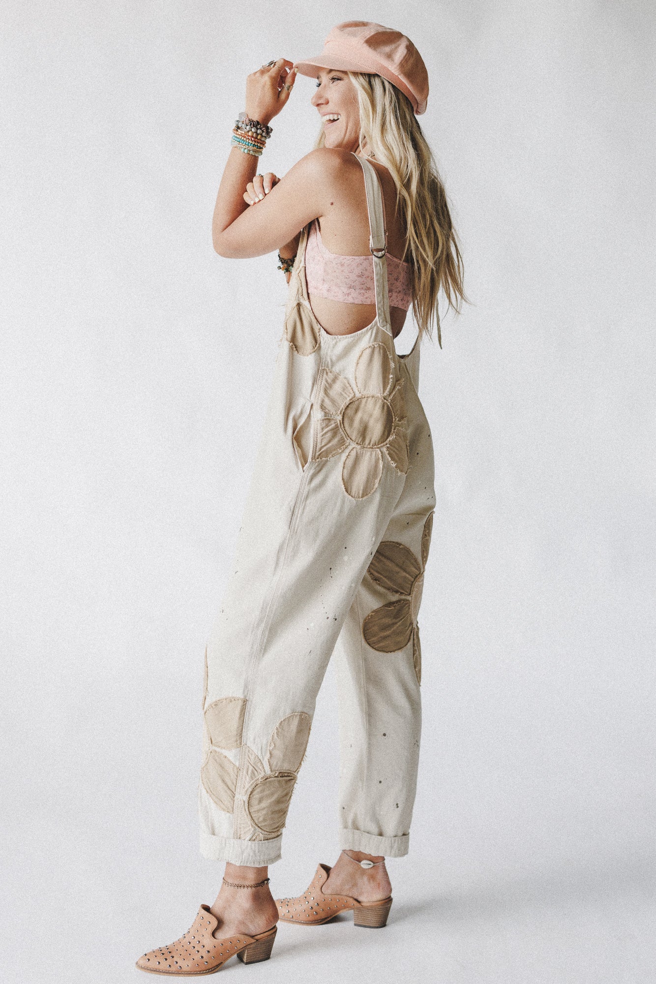 Wild Wish Patchwork Jumpsuit - Natural - Image 3