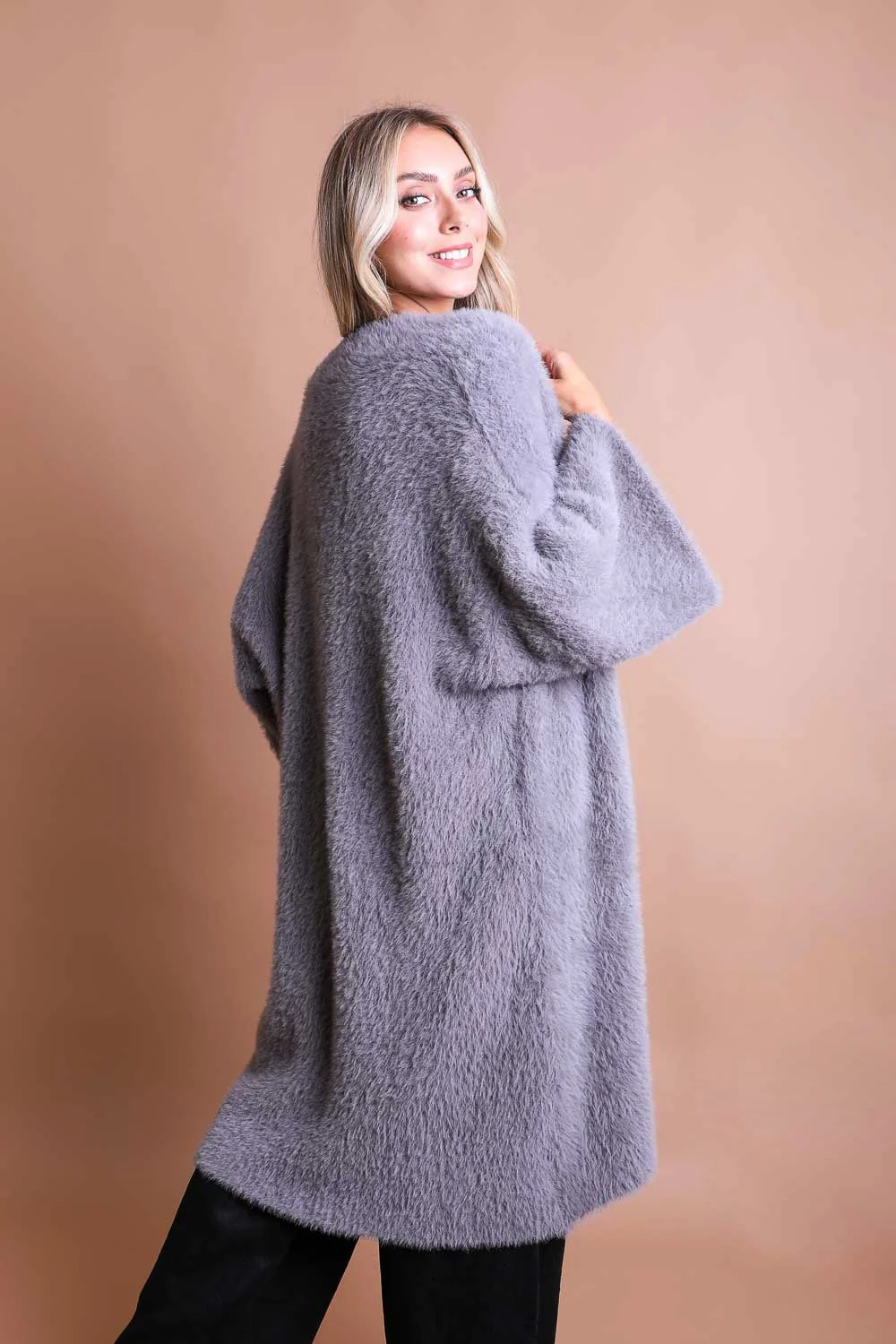 Winter Bliss Cardigan - Gray - Image 5