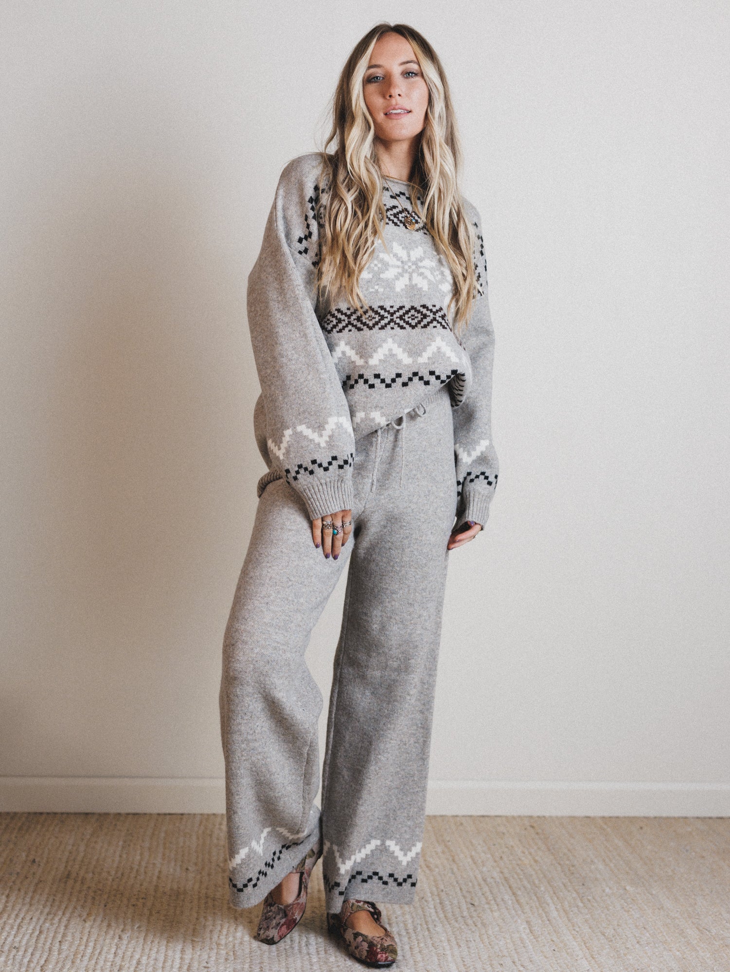 Wonderland Wishes Sweater  - Stone - Image 3