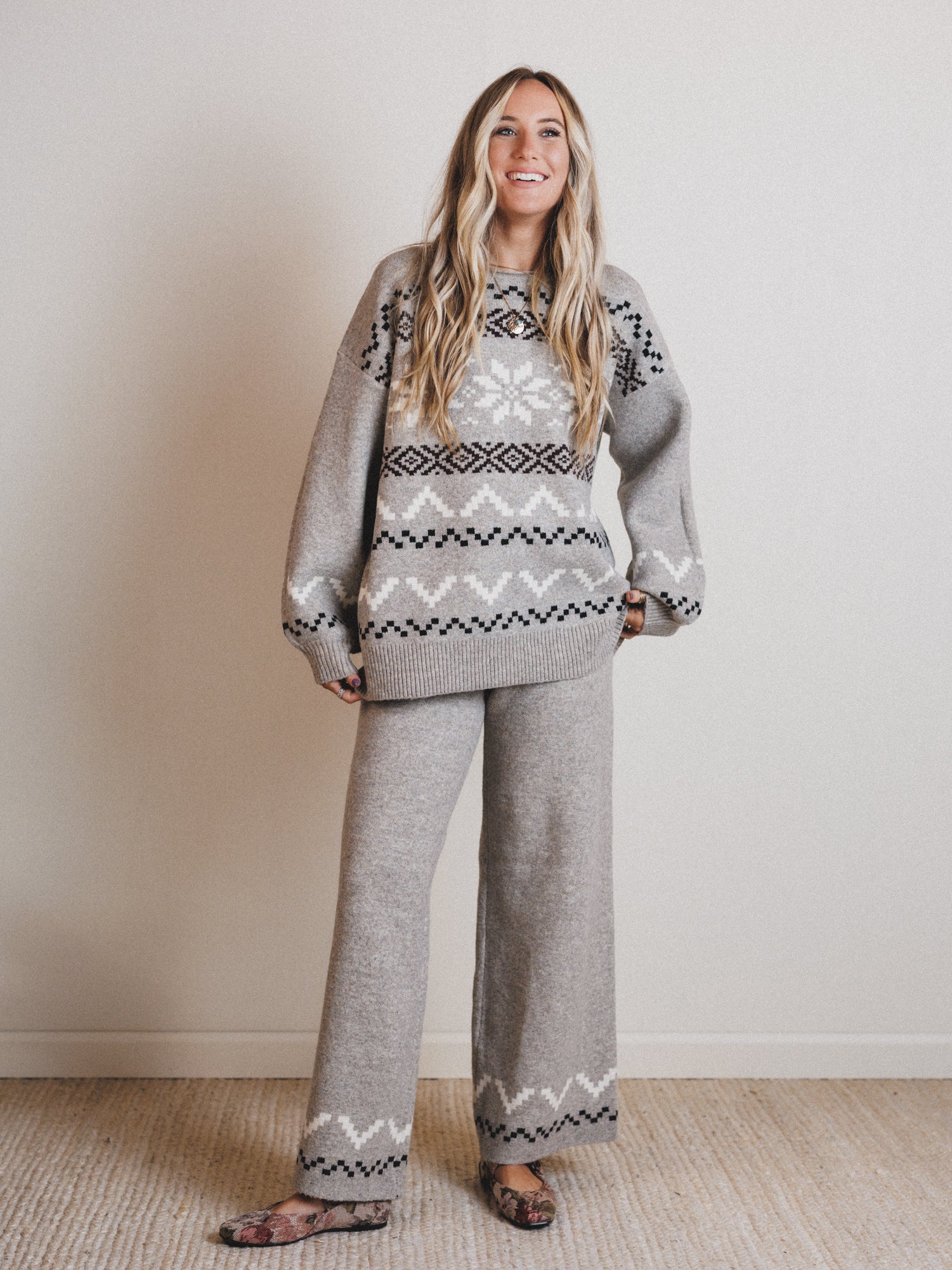 Wonderland Wishes Sweater  - Stone - Image 5