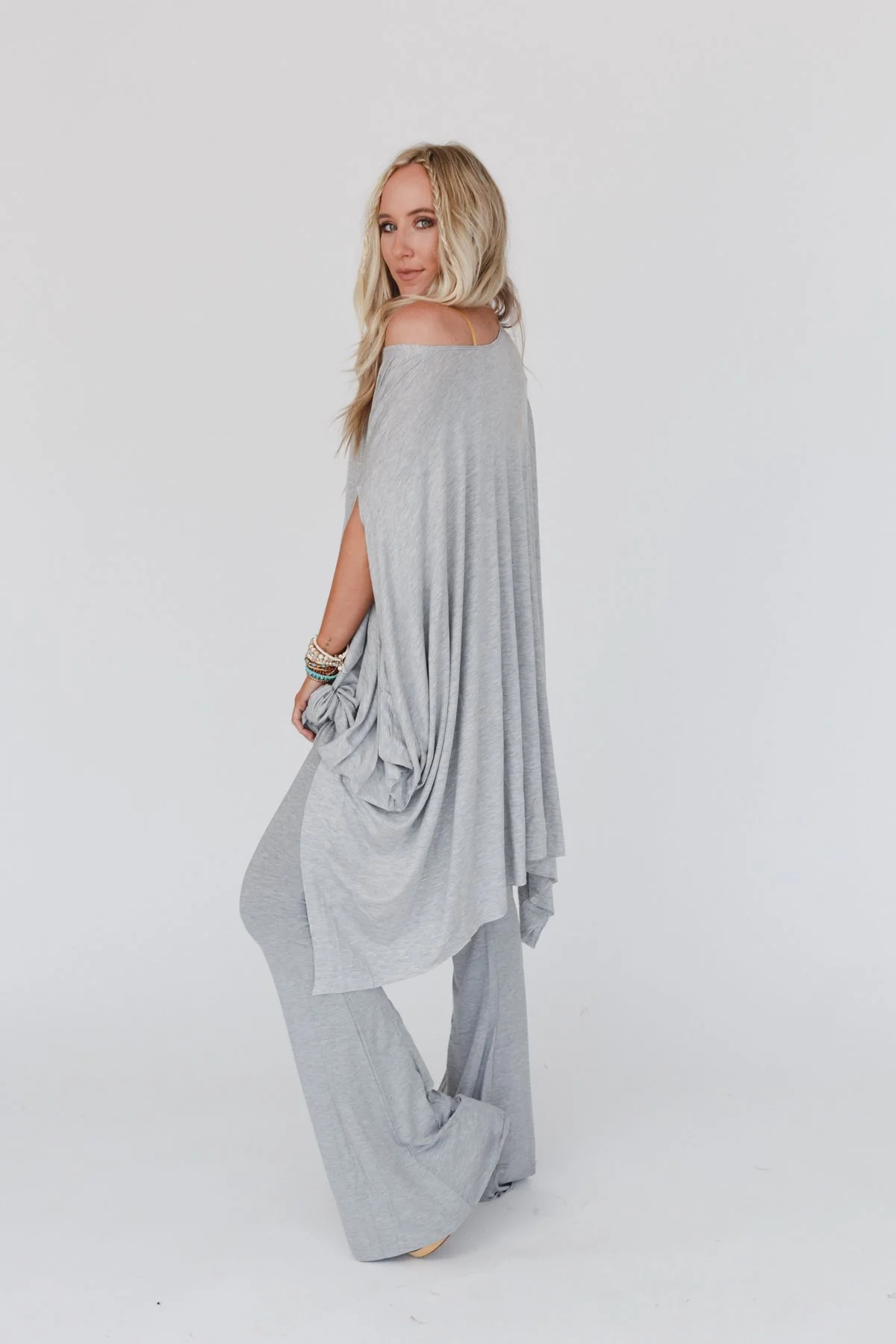 Wren Tunic and Cher Flare Set - Heather Gray - Image 8